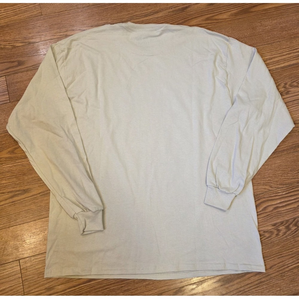 Fashion Nova‎ Long Sleeve Shirt Womens Sz XL Beige Anti-social Butterflies NWOT - Picture 7 of 7
